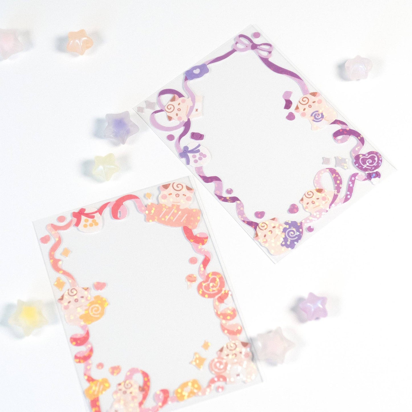 Cocoroll Sweets Polco Deco Sticker Sheet: 01 - Pink