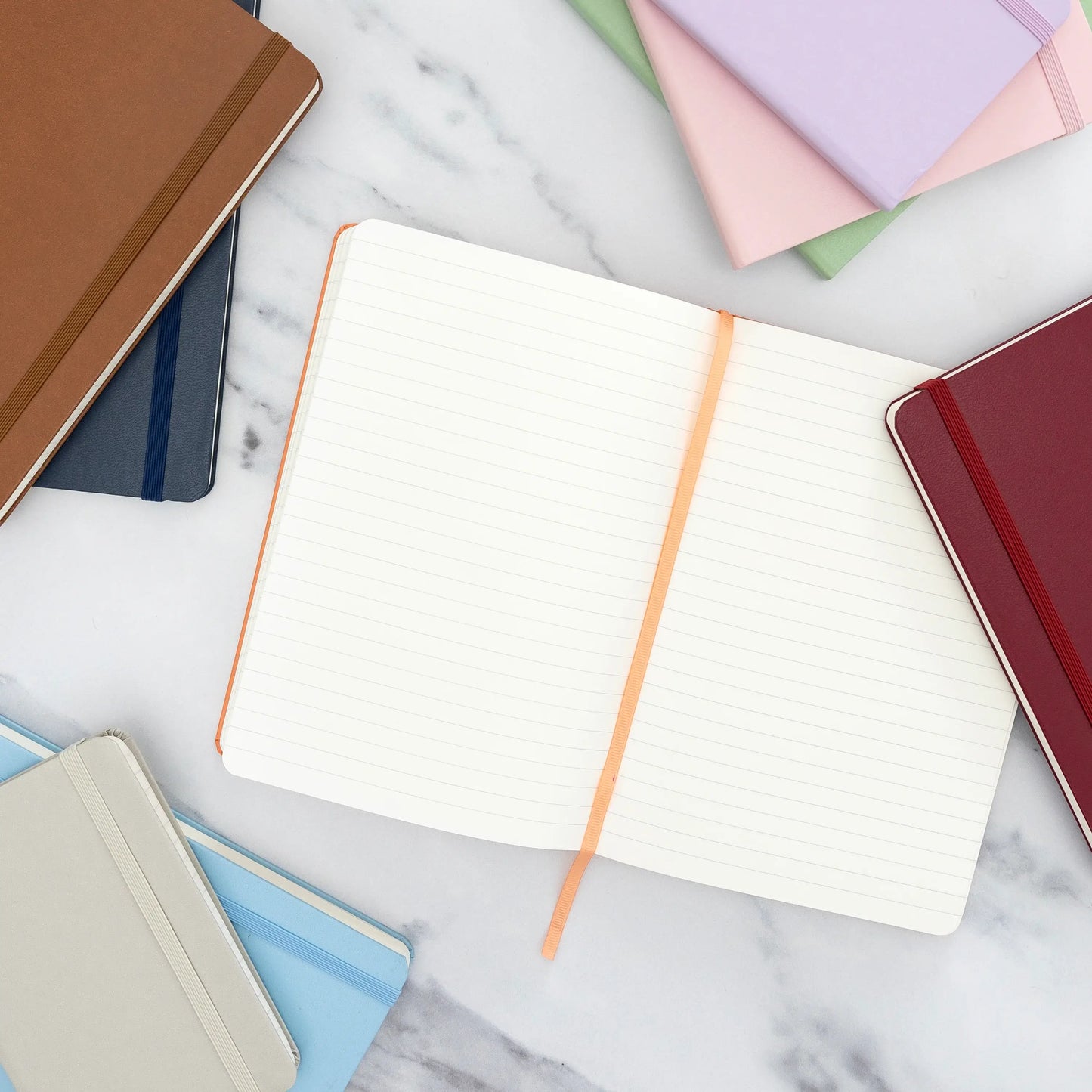 Paperage Lined Notebook 160pg- Black