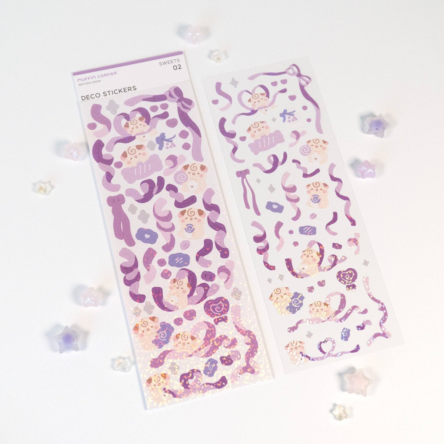 Cocoroll Sweets Polco Deco Sticker Sheet: 01 - Pink